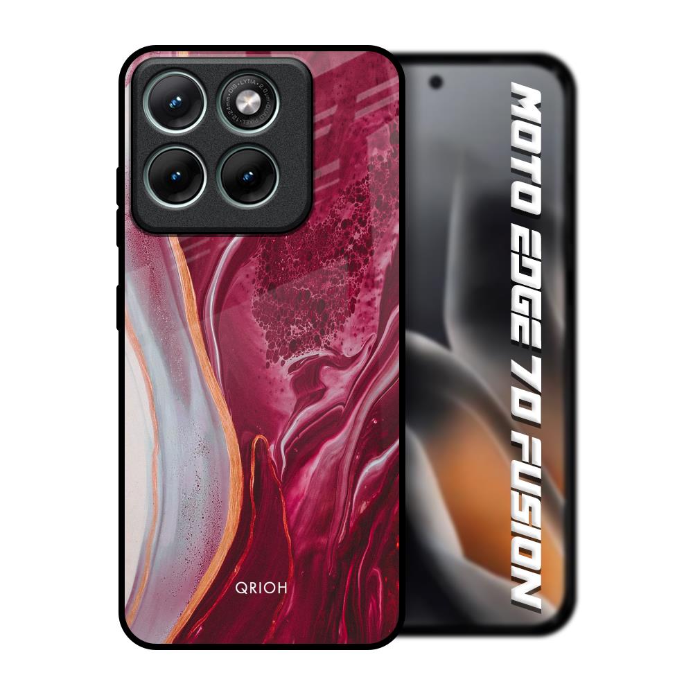 Crimson Ruby Motorola Edge 70 Fusion 5G Glass Back Cover Online