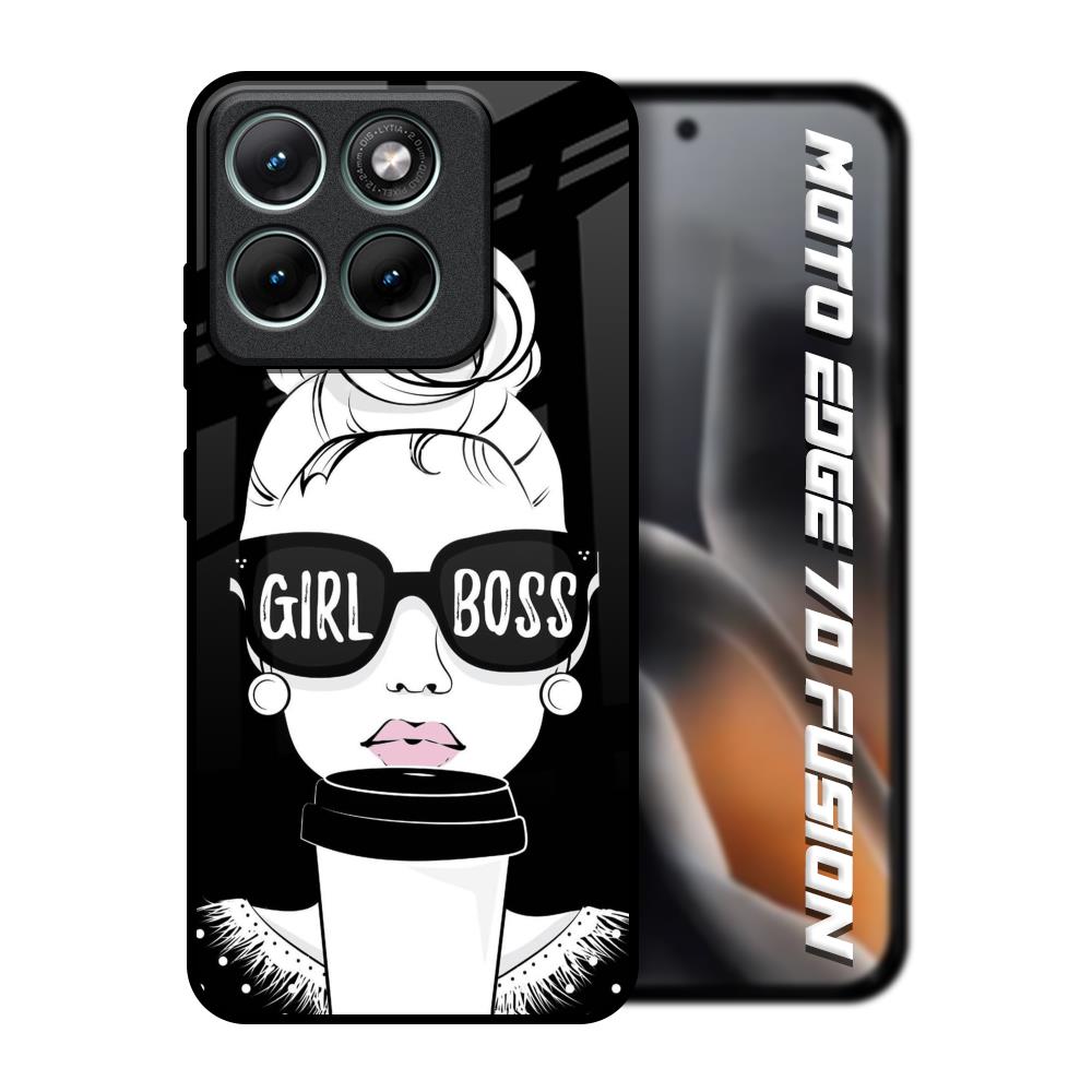 Girl Boss Motorola Edge 70 Fusion 5G Glass Back Cover Online