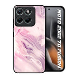 Diamond Pink Gradient Motorola Edge 70 Fusion 5G Glass Back Cover Online