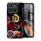 Floral Decorative Motorola Edge 70 Fusion 5G Glass Back Cover Online