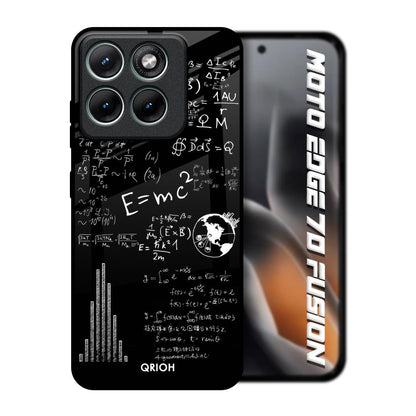 Funny Math Motorola Edge 70 Fusion 5G Glass Back Cover Online