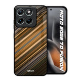 Diagonal Slash Pattern Motorola Edge 70 Fusion 5G Glass Back Cover Online