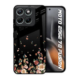 Floating Floral Print Motorola Edge 70 Fusion 5G Glass Back Cover Online
