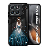 Queen Of Fashion Motorola Edge 70 Fusion 5G Glass Back Cover Online