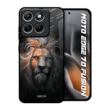 Devil Lion Motorola Edge 70 Fusion 5G Glass Back Cover Online