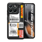Cool Barcode Label Motorola Edge 70 Fusion 5G Glass Back Cover Online