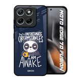 Struggling Panda Motorola Edge 70 Fusion 5G Glass Back Cover Online