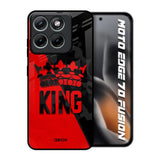 I Am A King Motorola Edge 70 Fusion 5G Glass Back Cover Online