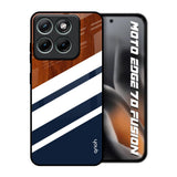 Bold Stripes Motorola Edge 70 Fusion 5G Glass Back Cover Online