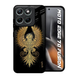 Mythical Phoenix Art Motorola Edge 70 Fusion 5G Glass Back Cover Online