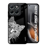 Kitten Mandala Motorola Edge 70 Fusion 5G Glass Back Cover Online