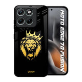 Lion The King Motorola Edge 70 Fusion 5G Glass Back Cover Online