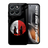Anime Red Moon Motorola Edge 70 Fusion 5G Glass Back Cover Online