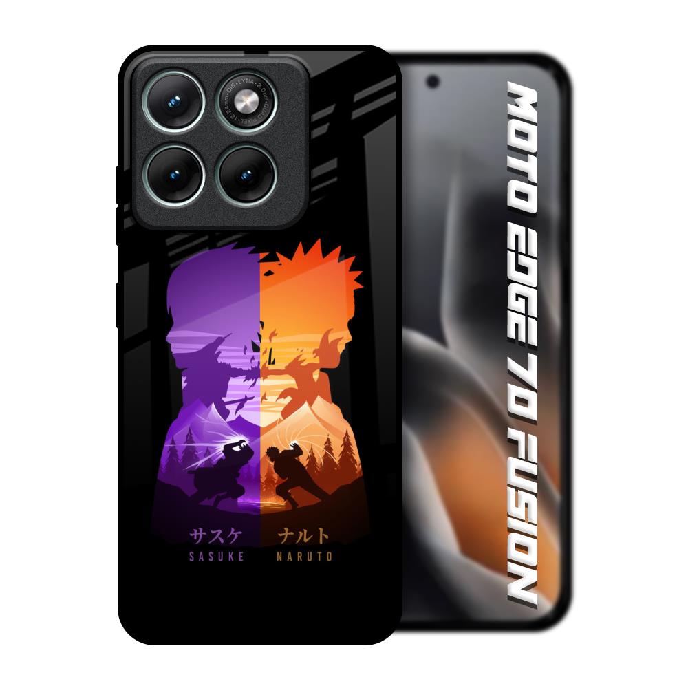 Minimalist Anime Motorola Edge 70 Fusion 5G Glass Back Cover Online