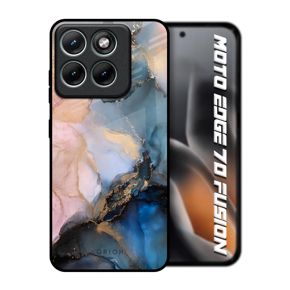 Marble Ink Abstract Motorola Edge 70 Fusion 5G Glass Back Cover Online