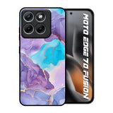 Alcohol ink Marble Motorola Edge 70 Fusion 5G Glass Back Cover Online