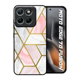 Geometrical Marble Motorola Edge 70 Fusion 5G Glass Back Cover Online