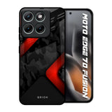 Modern Camo Abstract Motorola Edge 70 Fusion 5G Glass Back Cover Online