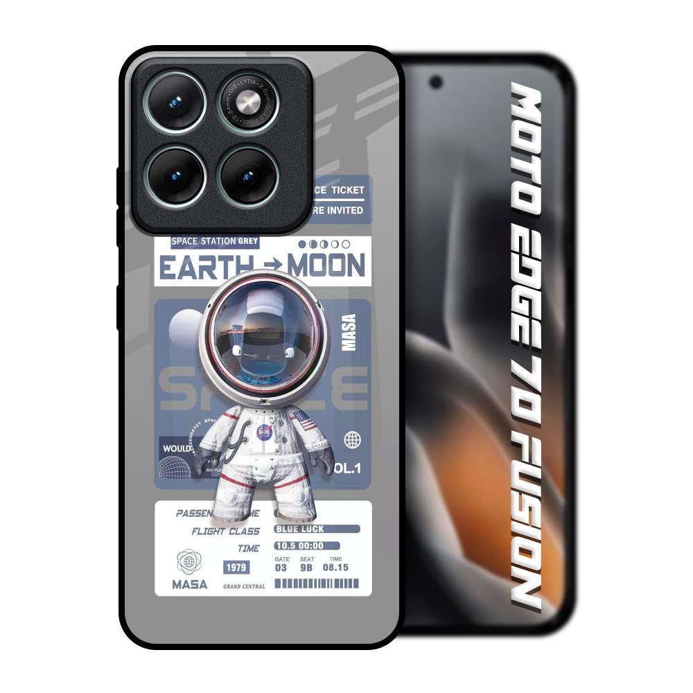 Space Flight Pass Motorola Edge 70 Fusion 5G Glass Back Cover Online