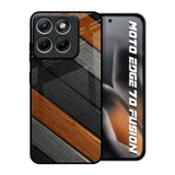 Tri Color Wood Motorola Edge 70 Fusion 5G Glass Back Cover Online