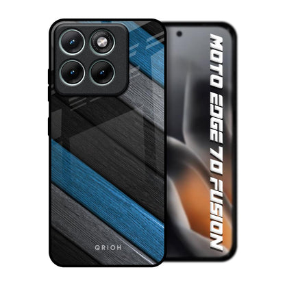 Multicolor Wooden Effect Motorola Edge 70 Fusion 5G Glass Back Cover Online
