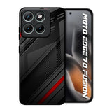 Modern Abstract Motorola Edge 70 Fusion 5G Glass Back Cover Online