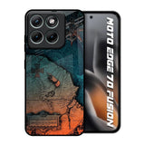 Geographical Map Motorola Edge 70 Fusion 5G Glass Back Cover Online