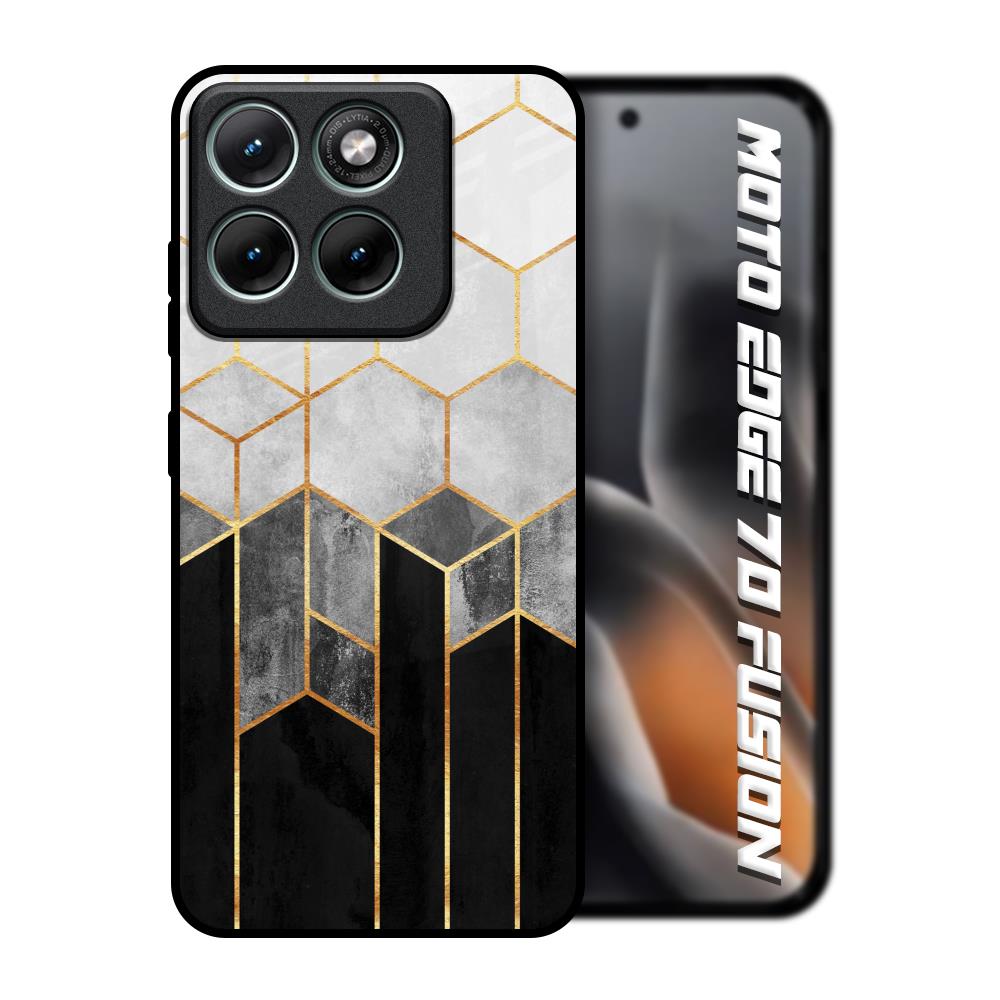 Tricolor Pattern Motorola Edge 70 Fusion 5G Glass Back Cover Online
