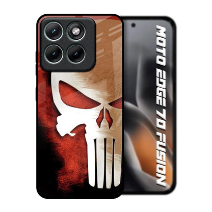 Red Skull Motorola Edge 70 Fusion 5G Glass Back Cover Online