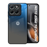 Blue Grey Ombre Motorola Edge 70 Fusion 5G Glass Back Cover Online