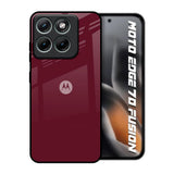 Classic Burgundy Motorola Edge 70 Fusion 5G Glass Back Cover Online
