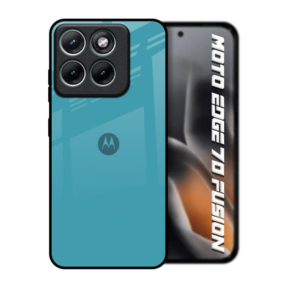 Oceanic Turquiose Motorola Edge 70 Fusion 5G Glass Back Cover Online