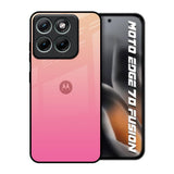 Pastel Pink Gradient Motorola Edge 70 Fusion 5G Glass Back Cover Online