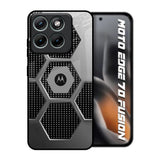 Hexagon Style Motorola Edge 70 Fusion 5G Glass Back Cover Online
