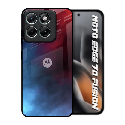 Smokey Watercolor Motorola Edge 70 Fusion 5G Glass Back Cover Online
