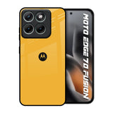 Fluorescent Yellow Motorola Edge 70 Fusion 5G Glass Back Cover Online