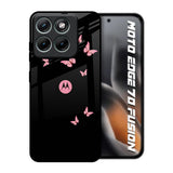 Fly Butterfly Motorola Edge 70 Fusion 5G Glass Back Cover Online