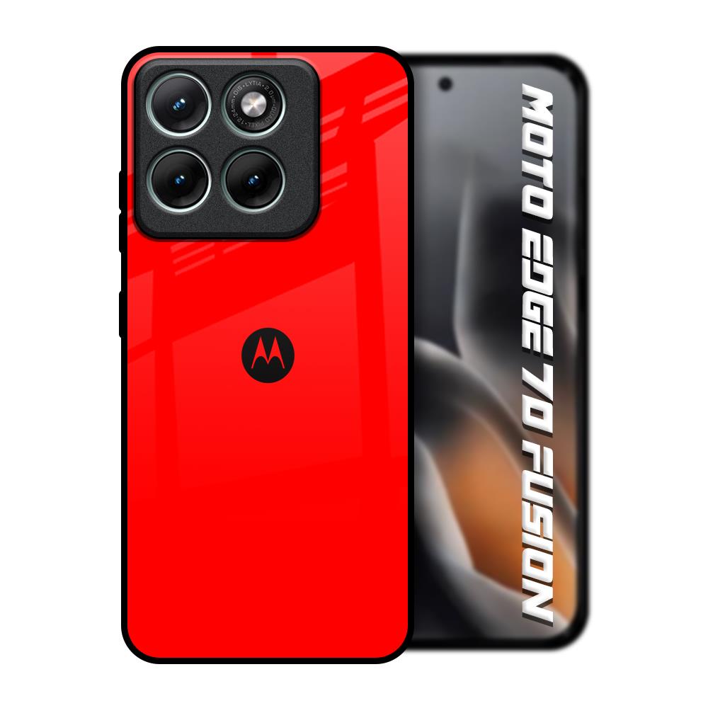 Blood Red Motorola Edge 70 Fusion 5G Glass Back Cover Online