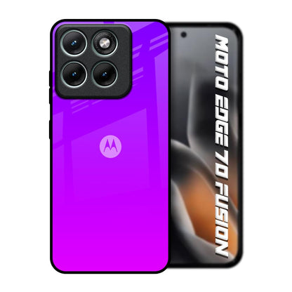 Purple Pink Motorola Edge 70 Fusion 5G Glass Back Cover Online
