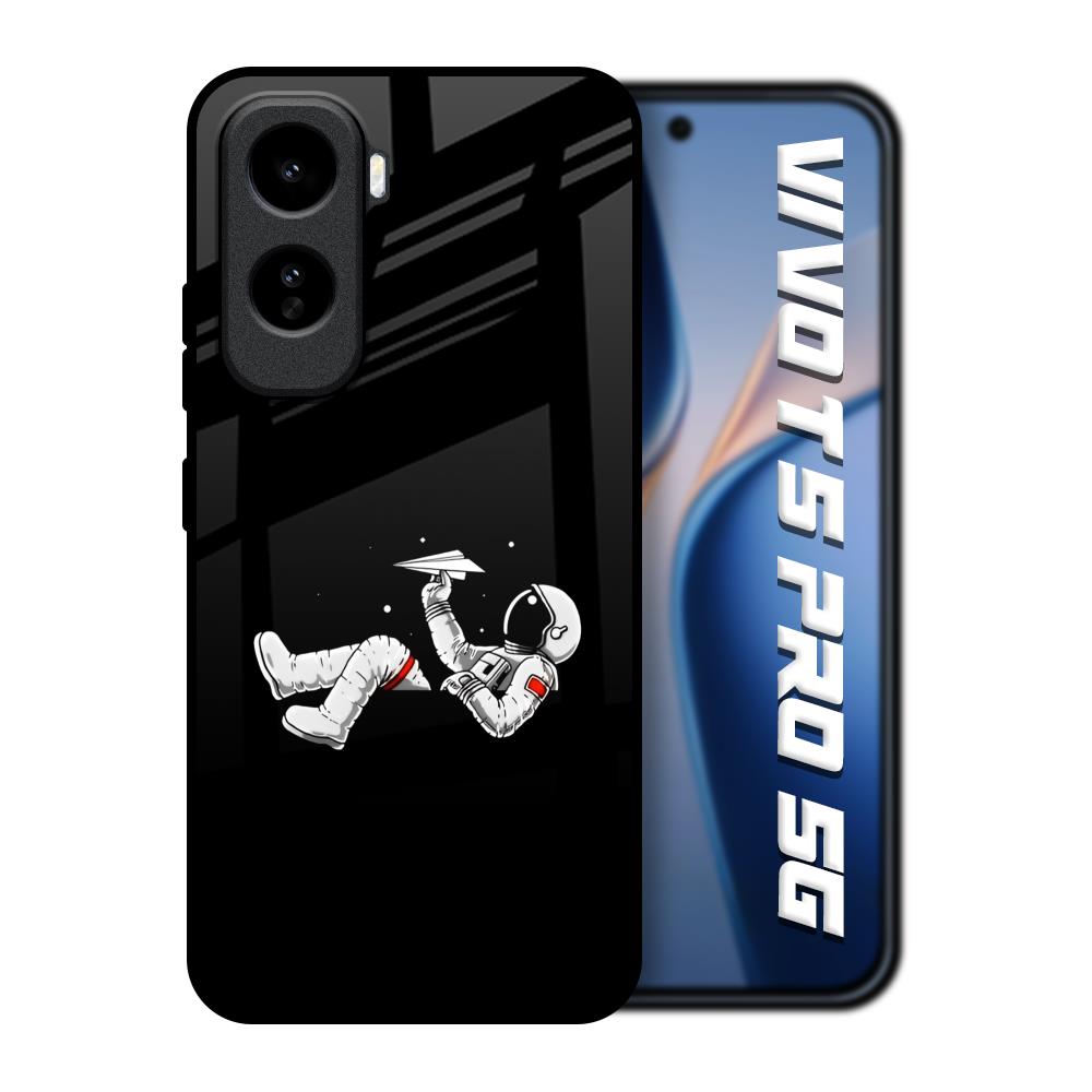 Space Traveller Vivo T5 Pro 5G Glass Back Cover Online
