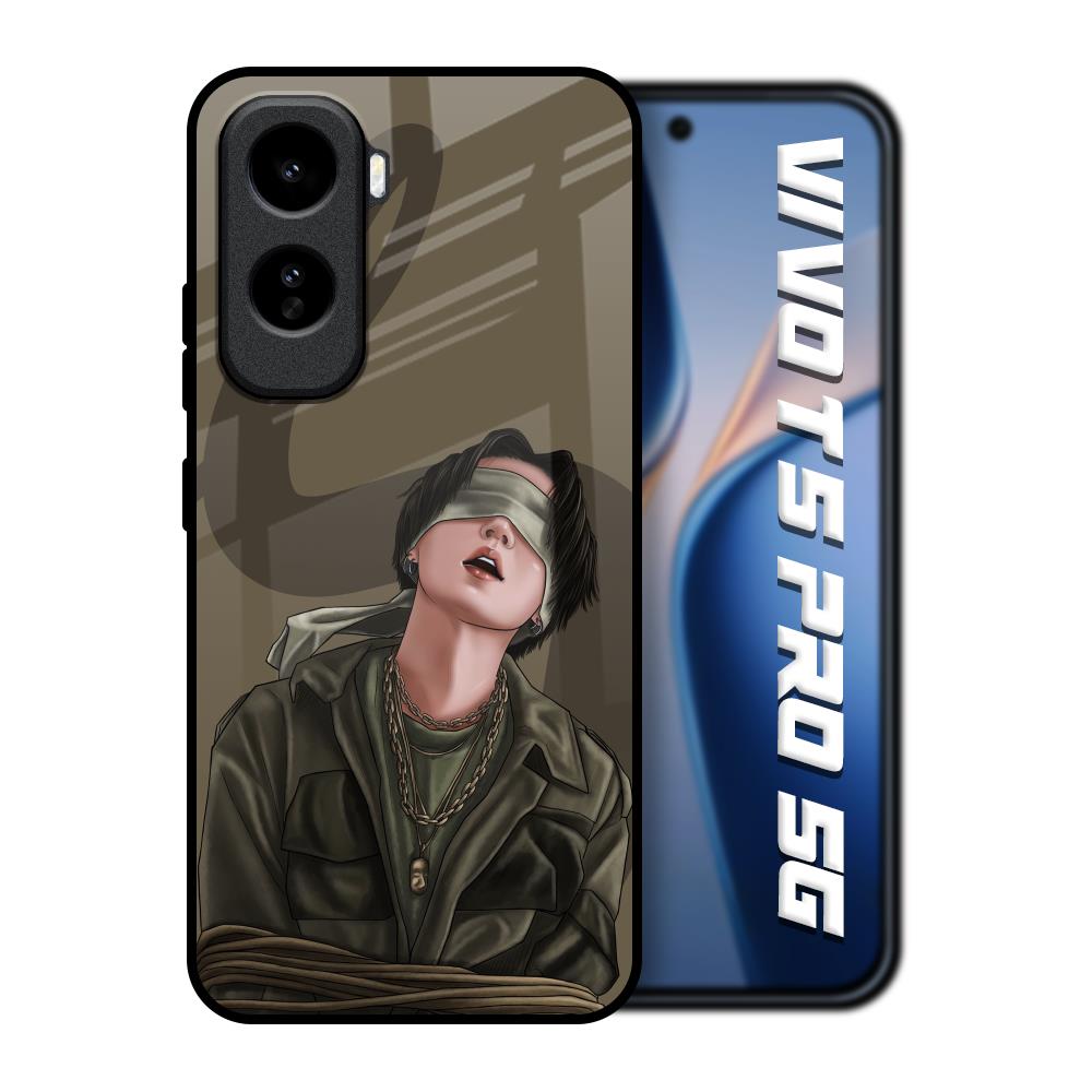 Blind Fold Vivo T5 Pro 5G Glass Back Cover Online