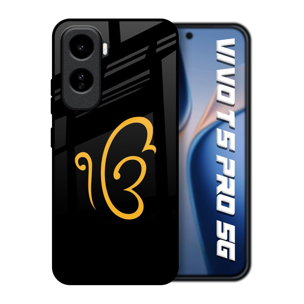 Luxury Fashion Initial Vivo T5 Pro 5G Glass Back Cover Online