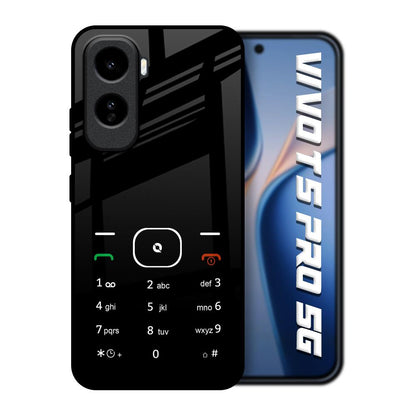 Classic Keypad Pattern Vivo T5 Pro 5G Glass Back Cover Online