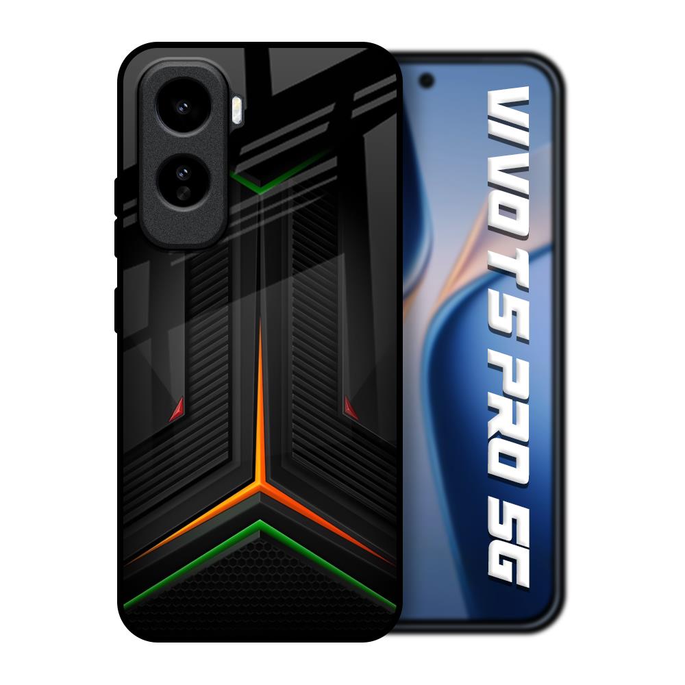 Modern Ultra Chevron Vivo T5 Pro 5G Glass Back Cover Online