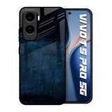 Dark Blue Grunge Vivo T5 Pro 5G Glass Back Cover Online