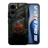 Lord Hanuman Animated Vivo T5 Pro 5G Glass Back Cover Online