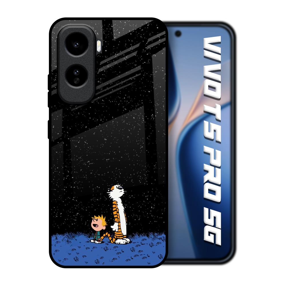 Night Sky Star Vivo T5 Pro 5G Glass Back Cover Online