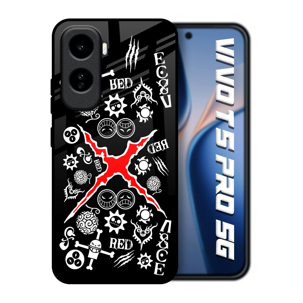 Red Zone Vivo T5 Pro 5G Glass Back Cover Online