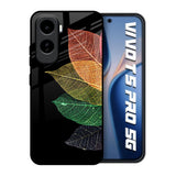 Colorful Leaves Vivo T5 Pro 5G Glass Back Cover Online