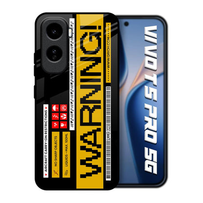Aircraft Warning Vivo T5 Pro 5G Glass Back Cover Online
